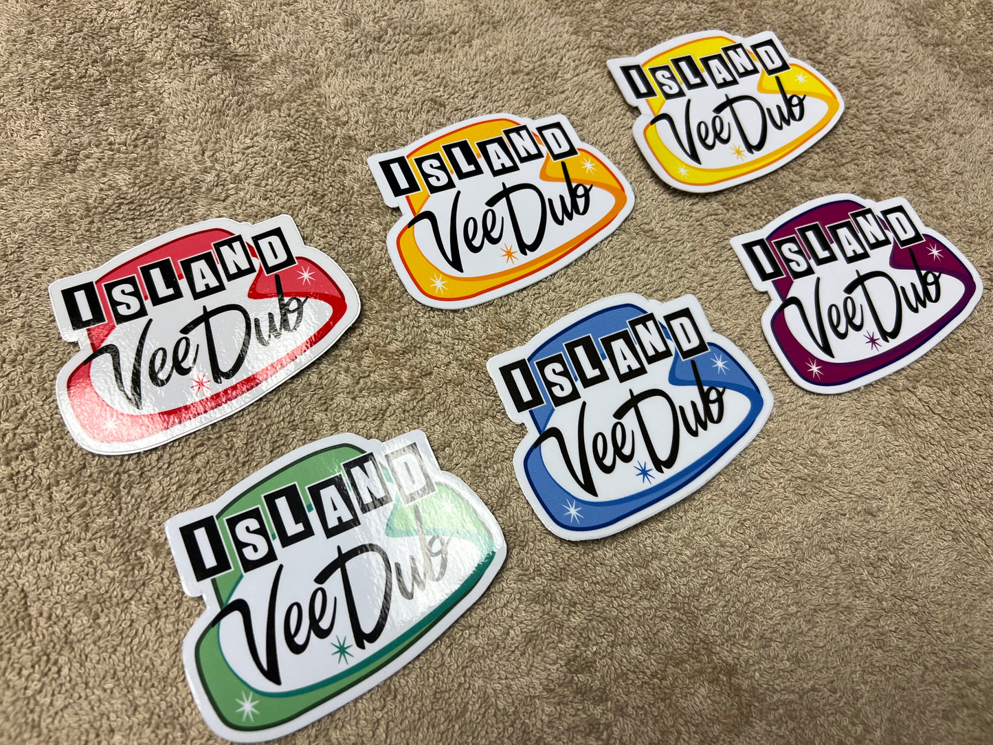 Island Vee Dub Logo Sticker