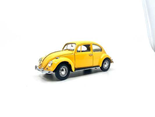 Franklin Mint 1967 Volkswagen Yellow Beetle 1:24 Diecast