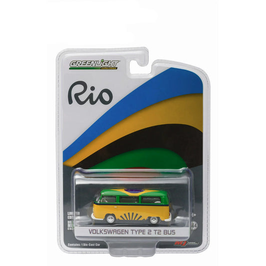 Greenlight 1:64 2016 RIO Olympics - Volkswagen Type 2 T2 Bus - Brazil