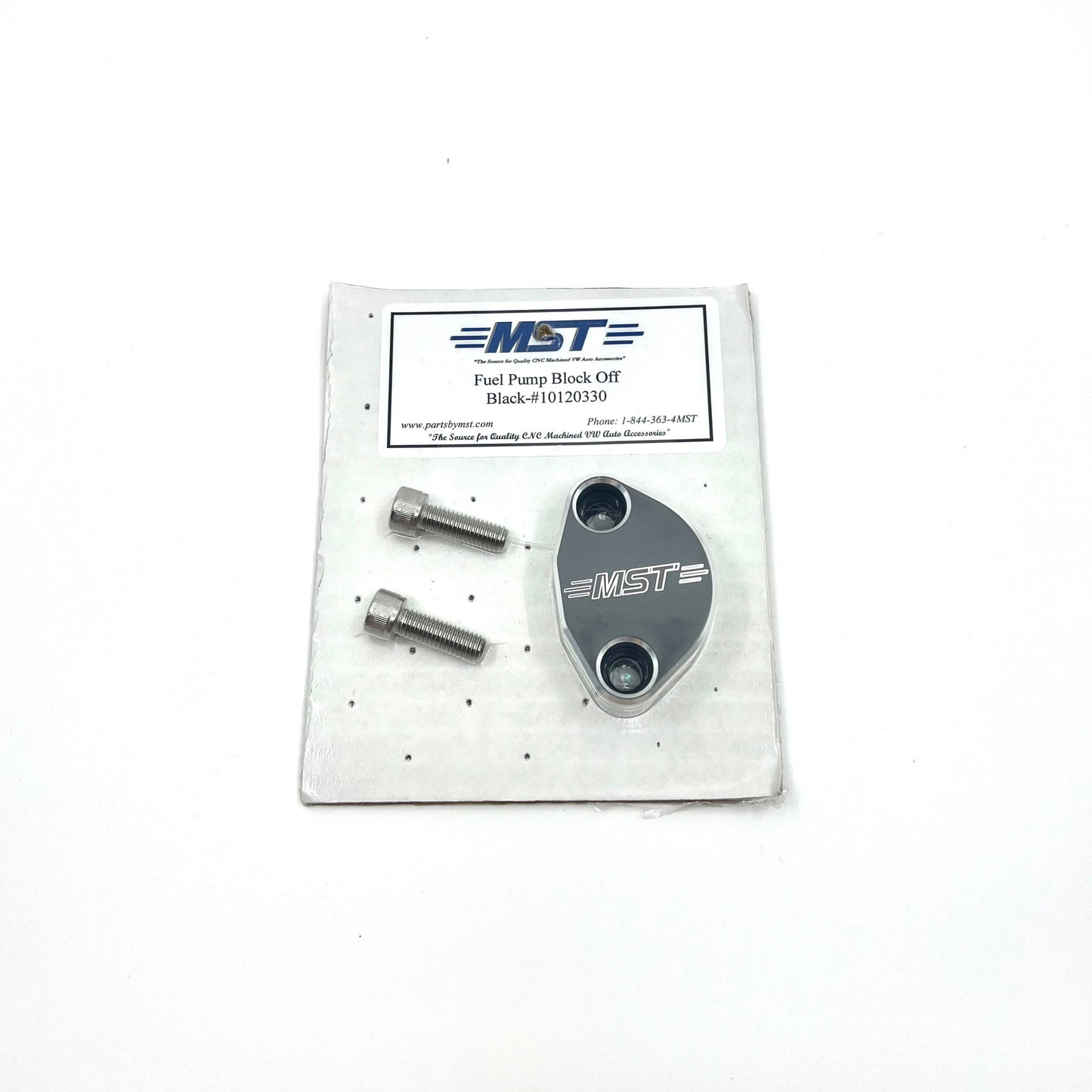 MST Fuel Pump Block Off Plate