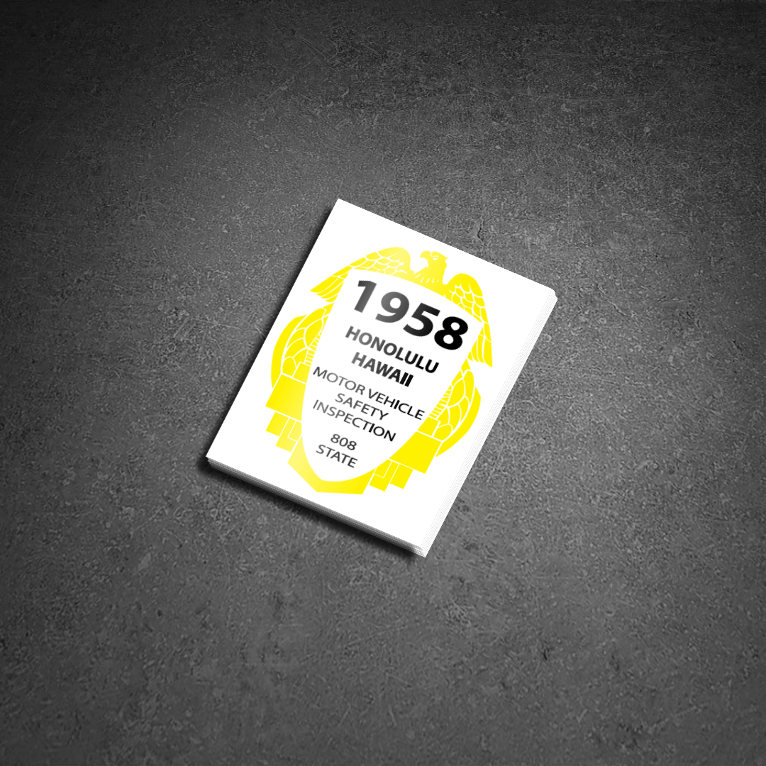 Vintage Reproduction Recon Sticker