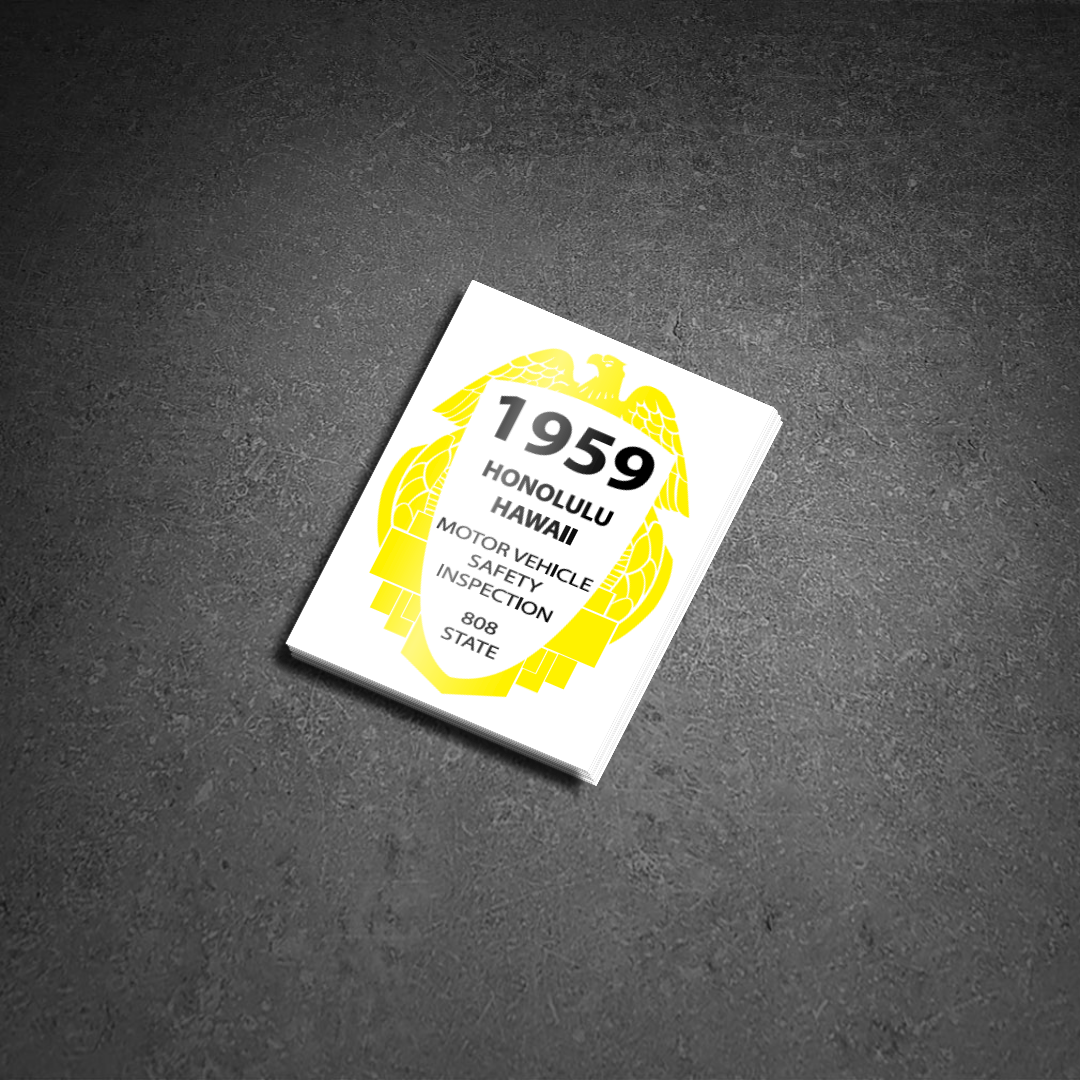 Vintage Reproduction Recon Sticker